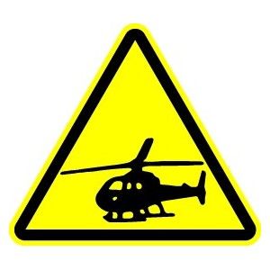 TRIANGLE DE DANGER HELICOPTERE